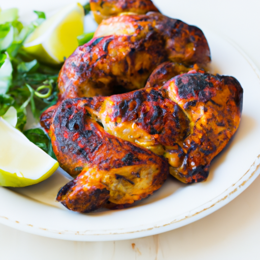 Pollo al limón con hierbas