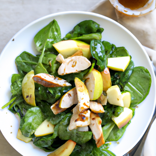 Ensalada de pollo a la mostaza y miel