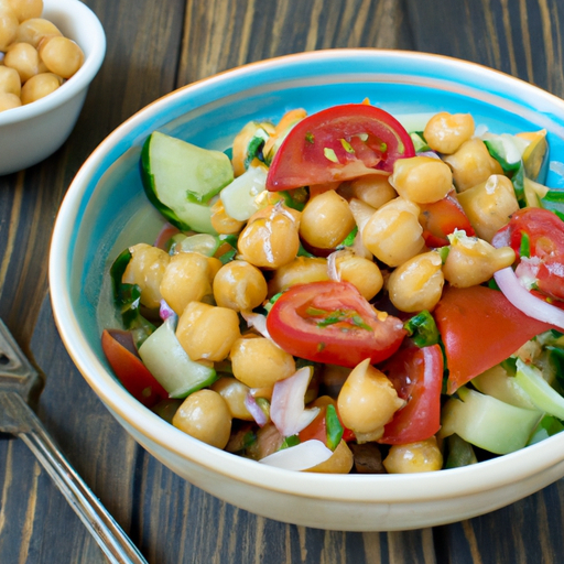 Ensalada fresca de garbanzos