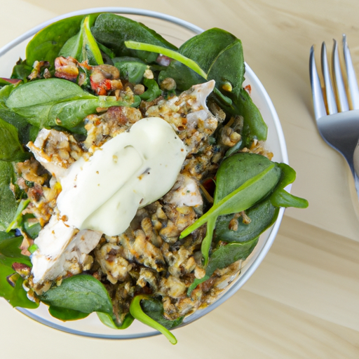 Ensalada de pollo con quinoa