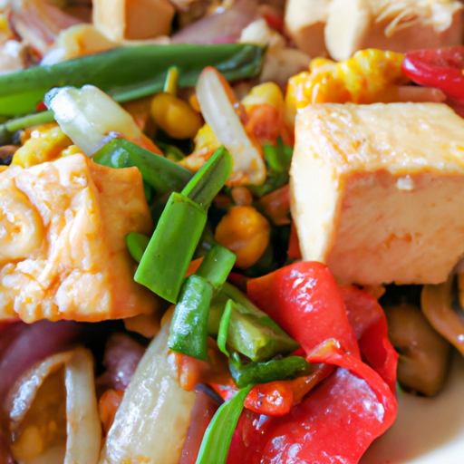 Salteado de tofu y verduras