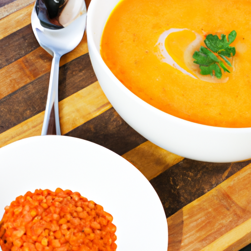 Sopa de lentejas roja con especias