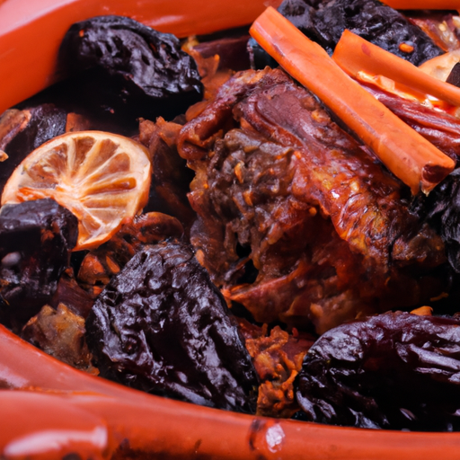 Tagine de Cordero con Ciruelas